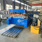 Steel Decking Floor Sheet Panel Roll Forming Machine With Press Logo
