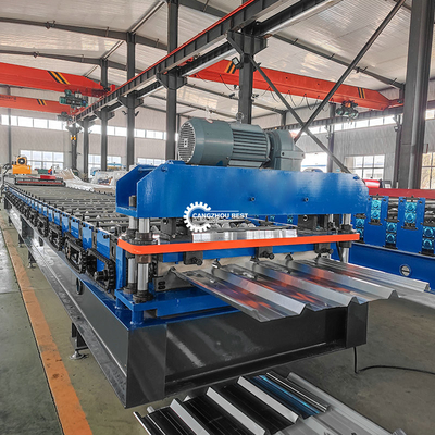 G550 Material Steel Profile IBR Roof Sheet Roll Forming Machine Motor Driven Type