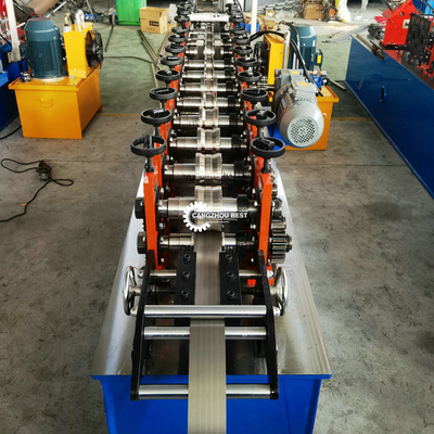 Stud Track Furring Channel Omega Roll Forming Machine High Speed 20 - 25m/Min