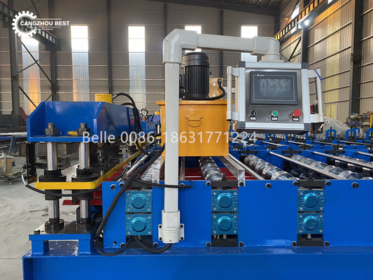 TR6 Aluzinc Roofing Sheet Roll Forming Machine 8 - 12m/Min