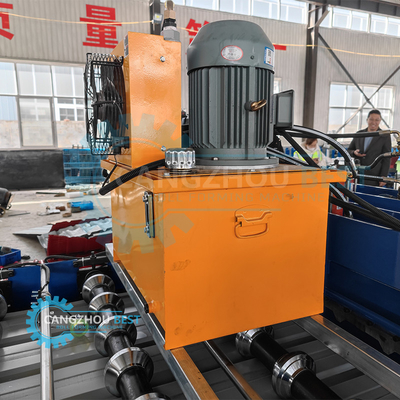 Color Steel Profile Trapezoidal Roof Sheet Roll Forming Machine With Crimping