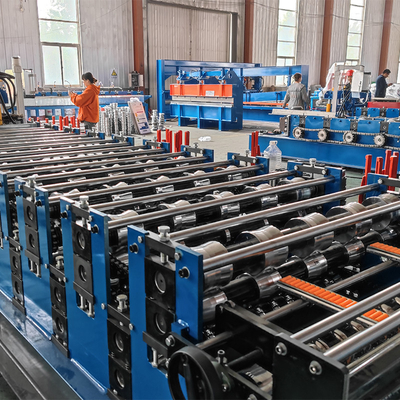 IBR Roof Sheet / Corrugated Roof Sheet Roll Forming Machine 4 - 6m/Min