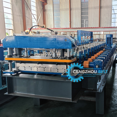 Gear Box Transmission Ibr Profile Roll Forming Machine 3 Phase