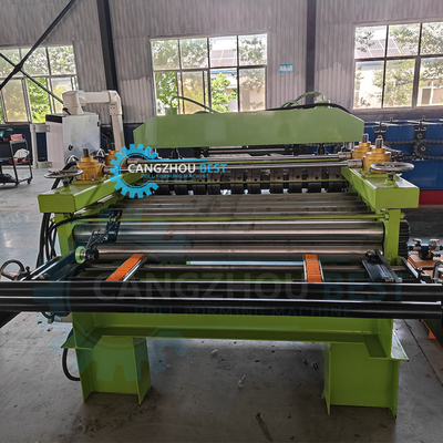 Hot Rolled Steel Cut To Length Coil Roll Forming Machine With Auto Stacker