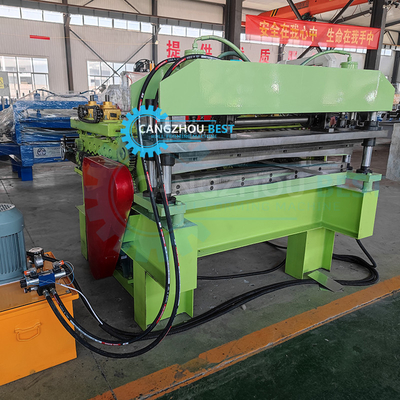 Hot Rolled Steel Cut To Length Coil Roll Forming Machine With Auto Stacker