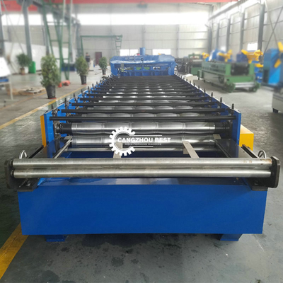 Steel Profile Zeetile 1000mm Roof Sheet Roll Forming Machine Chain Transmission