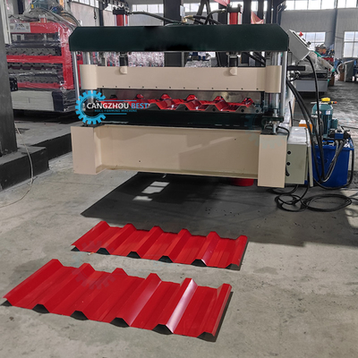 Color Steel Roofing Sheet Roll Forming Machine Brazil Popular Steel Profile Tp40 Ibr