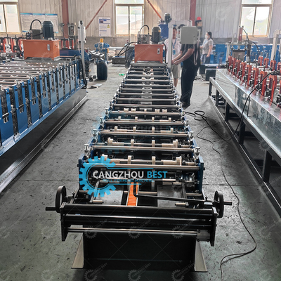 7.5kw Ridge Cap Roll Forming Machine For Color Steel Roofing Sheet / Corrugated Roof Sheet