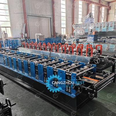 7.5kw Ridge Cap Roll Forming Machine For Color Steel Roofing Sheet / Corrugated Roof Sheet