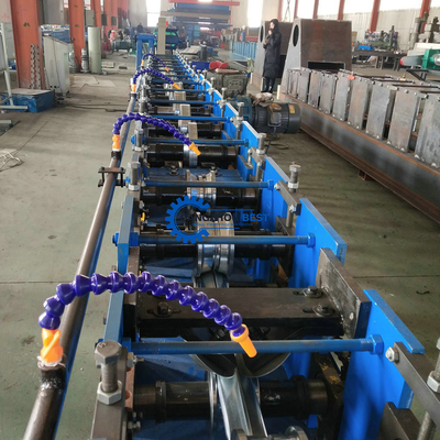 20 Stations Galvanized Downspout Forming Machine For Seaming Type Oval Steel Pipe