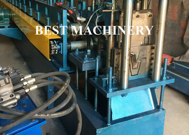 Automatic Change Size Steel Profile Hat Purlin/Channel Roll Forming Machine PLC Control Length