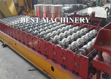 Trapezoid Roof Tile Roll Forming Machine YX1100 Russian Type PPGI Material