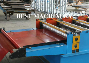 Trapezoid Roof Tile Roll Forming Machine YX1100 Russian Type PPGI Material