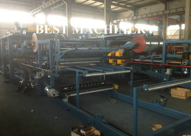 PU Rock Wool EPS Continuous Sandwich Panel Making Machine PLC Control System