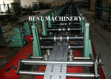 Hydraulic Galvanized Steel Profile Goods Shelf Rack Roll Forming Machine Adjustable Change Size