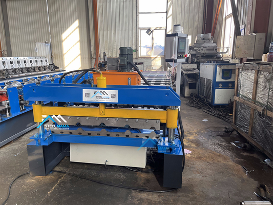 High Speed 45# Steel Roller Roofing Sheet Forming Machine With 4Kw Motor Power