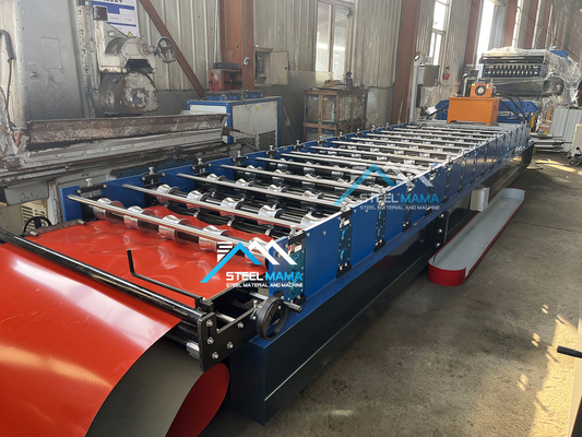 High Speed 45# Steel Roller Roofing Sheet Forming Machine With 4Kw Motor Power