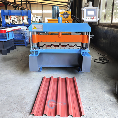 Automatically Cutting Steel Roofing Roofing Sheet Rib Panel Roll Forming Machine