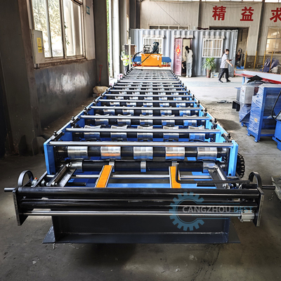 Automatically Cutting Steel Roofing Roofing Sheet Rib Panel Roll Forming Machine