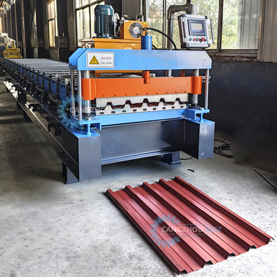 Automatically Cutting Steel Roofing Roofing Sheet Rib Panel Roll Forming Machine