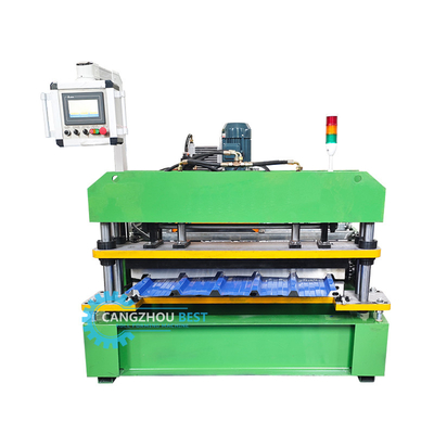 High Speed Colombia Popular Design IBR Trapezoidal Roof Panel Sheet Roll Forming Machine