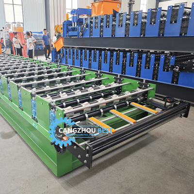 High Speed Colombia Popular Design IBR Trapezoidal Roof Panel Sheet Roll Forming Machine