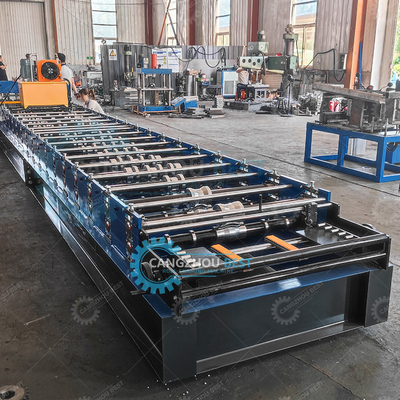 Hydraulic Cutting High Speed Automatic Rib Roofing Sheet Roll Forming Machine