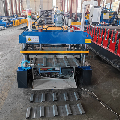 Hydraulic Cutting High Speed Automatic Rib Roofing Sheet Roll Forming Machine