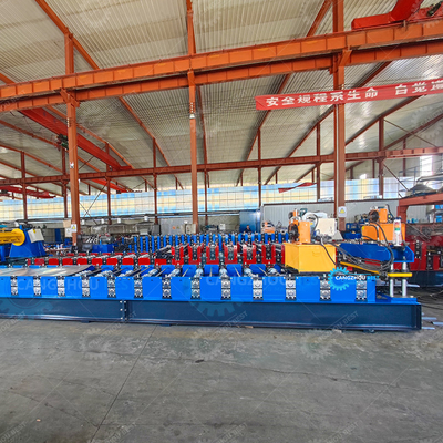 Hydraulic Cutting High Speed Automatic Rib Roofing Sheet Roll Forming Machine