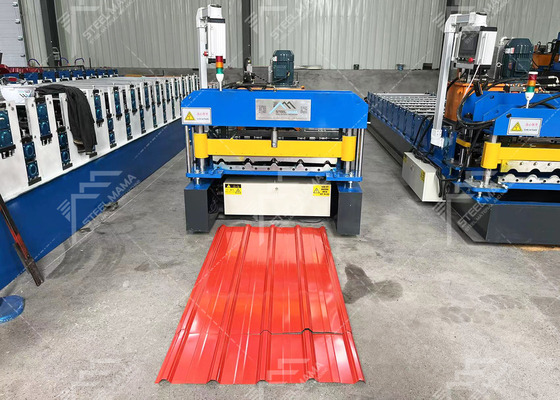 3Kw Hydraulic Cutting Steel Roof Sheet Roll Forming Machine Price