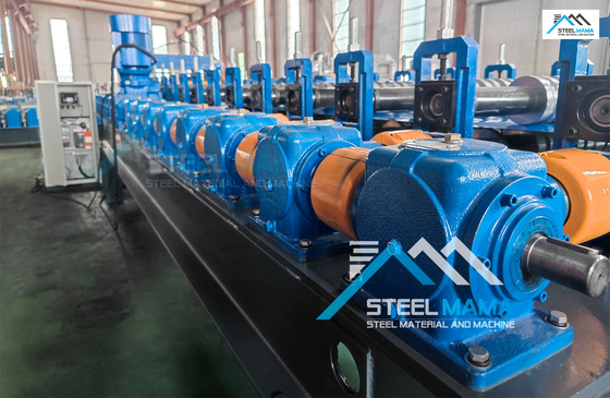 Compact And Durable Roof Sheet Roll Forming Machine With Customizable Length Cutting