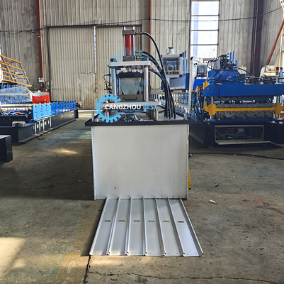 Euro Type CE Hydraulic Steel Shutter Door Making Roll Forming Machine With Punching Holes