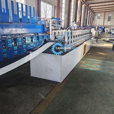 Euro Type CE Hydraulic Steel Shutter Door Making Roll Forming Machine With Punching Holes