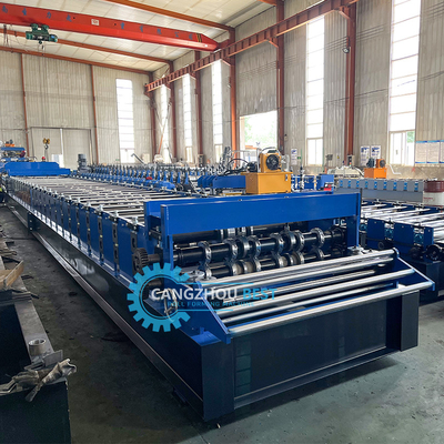 Galvanized Steel Heavy Duty Iraq Decking Floor Roll Forming Machine Manufacturer