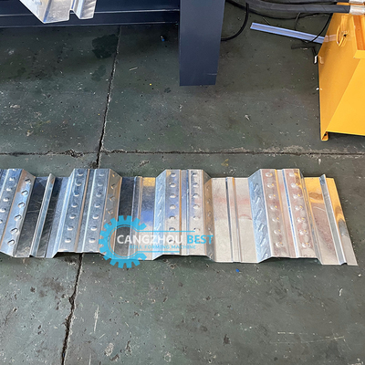 Galvanized Steel Heavy Duty Iraq Decking Floor Roll Forming Machine Manufacturer