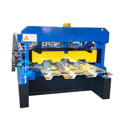 Galvanized Steel Heavy Duty Iraq Decking Floor Roll Forming Machine Manufacturer