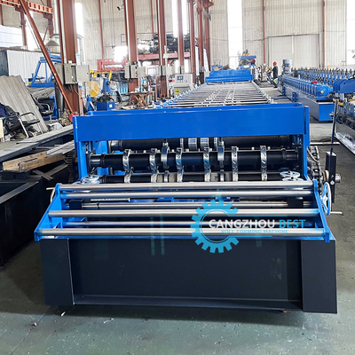 Galvanized Steel Heavy Duty Iraq Decking Floor Roll Forming Machine Manufacturer
