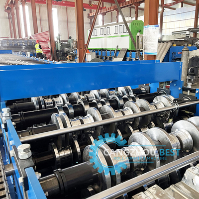 Galvanized Steel Heavy Duty Iraq Decking Floor Roll Forming Machine Manufacturer