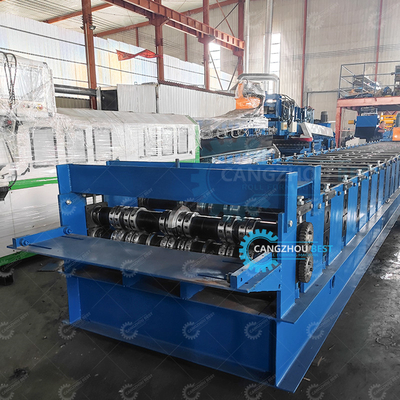 Hydrauic Cutting Heavy Duty Decking Sheet Floor Roll Forming Making Machine