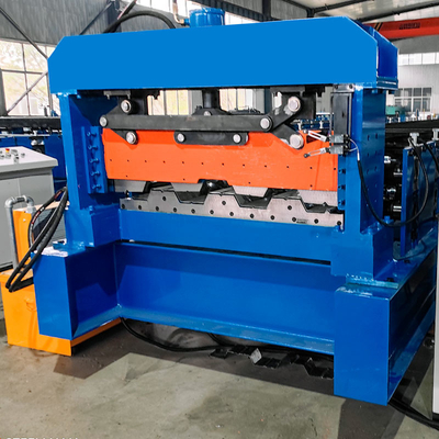 Steel Profile Galvanized PLC Control Decking Sheet Floor Roll Forming Machine