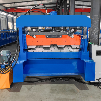 Steel Profile Galvanized PLC Control Decking Sheet Floor Roll Forming Machine