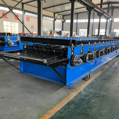 Heavy Duty Steel Decking Sheet Panel Sheet Roll Forming Machine