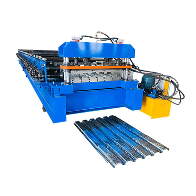Heavy Duty Steel Decking Sheet Panel Sheet Roll Forming Machine