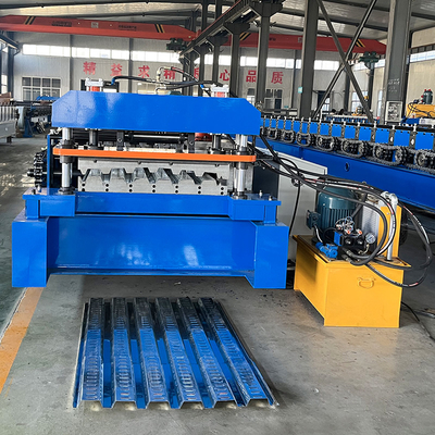 Heavy Duty Steel Decking Sheet Panel Sheet Roll Forming Machine