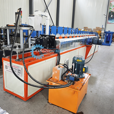Romania Hydraulic Type Rolling Shutter Door Making Roll Forming Machine