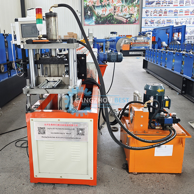 Romania Hydraulic Type Rolling Shutter Door Making Roll Forming Machine