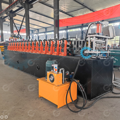 Steel Thickness 0.8mm Difference Embossing Shutter Rolling Door Profile Roll Forming Machine