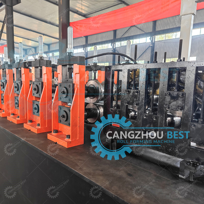Steel Thickness 0.8mm Difference Embossing Shutter Rolling Door Profile Roll Forming Machine