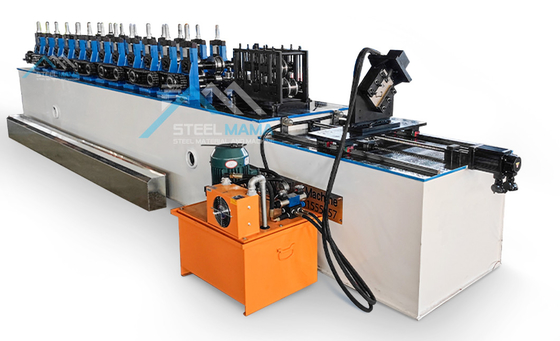 High-Speed PLC Controlled Stud and Track Roll Forming Machine for C U L T Ceiling Grid