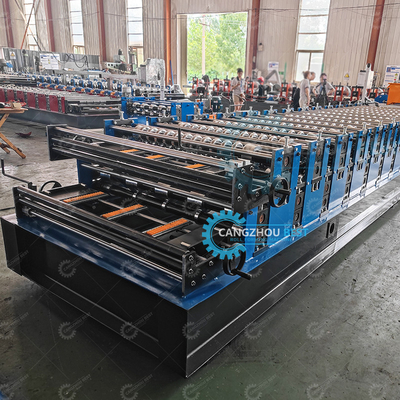 High Speed Corrugated Sheet and Trapezodial Sheet Making Machine For Profile Flying Saw Cutter